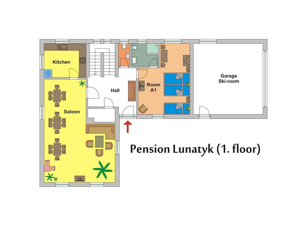 Pension Lunatyk Lipótszentmiklós Kültér fotó